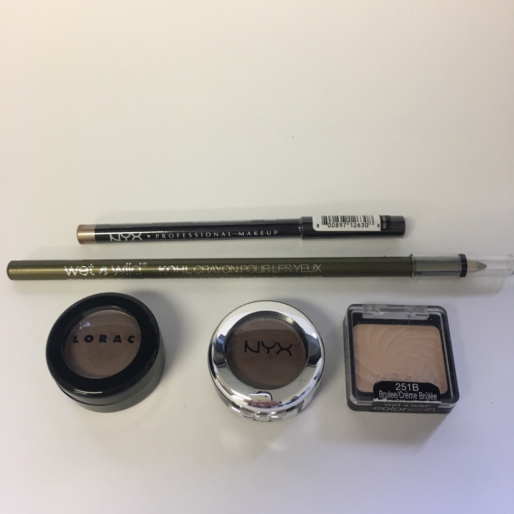 LORAC, NYX, Wet n' Wild Eyeshadow/ liner